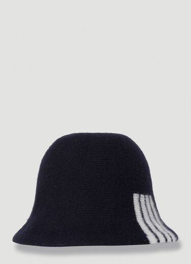 Thom Browne 4 Bar Stripe Bucket Hat Blue thb0251025