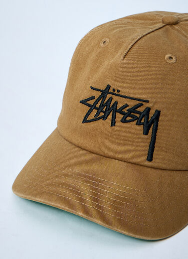 Stüssy Logo Motif Baseball Cap Brown sts0161015