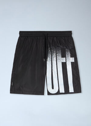 Off-White Big Off Surfer Swimshorts Black ofw0162044