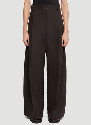 Wide-Leg Pants Bottega Veneta Wide-Leg Pants Brown bov0144006