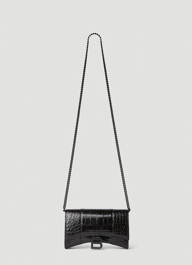 Hourglass Shoulder Bag Balenciaga Hourglass Shoulder Bag Black bal0251110