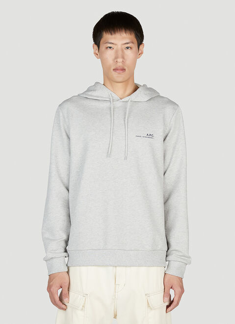 A.P.C. Item Hooded Sweatshirt Blue apc0154016