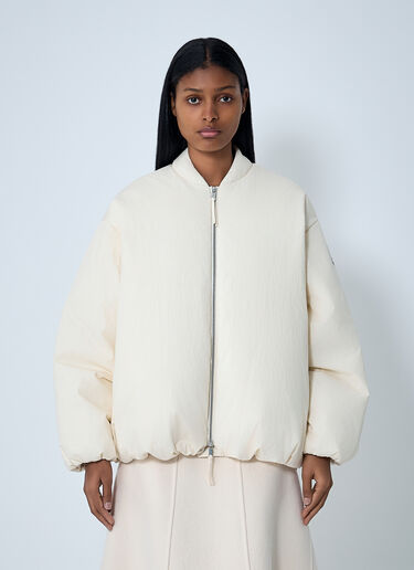 Zip-Front Bomber Jacket Moncler + Jil Sander Zip-Front Bomber Jacket White mjl0262002