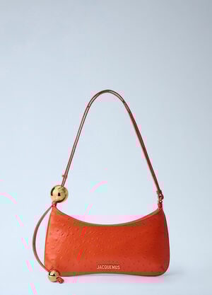 Jacquemus Le Bisou Perle Shoulder Bag Orange jac0264070