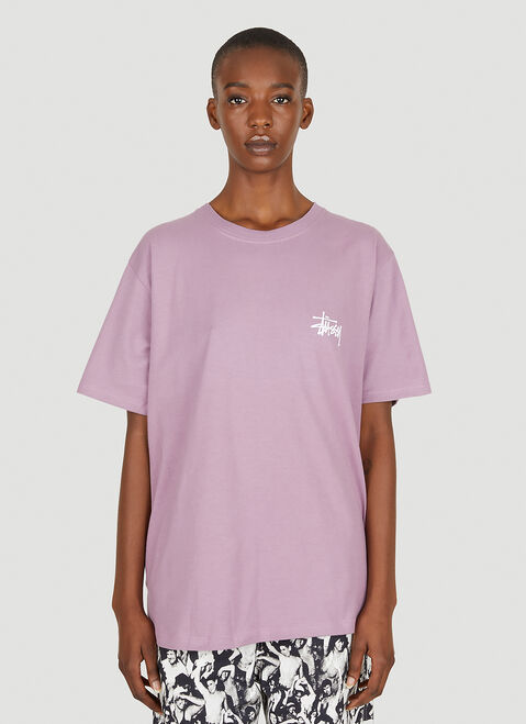 Stüssy ベーシックロゴプリント Tシャツ ブラック sts0347009