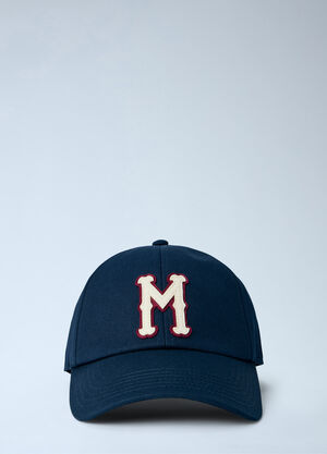 Moncler Embroidered Logo Cap Blue mon0165056