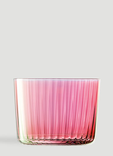 LSA International Set of Four Gems Tealight Holders Pink wps0670036
