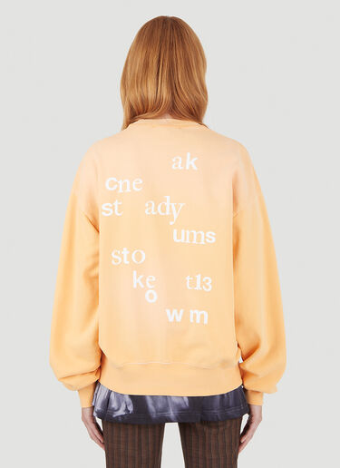 Acne Studios Crewneck Sweatshirt  Orange acn0345007