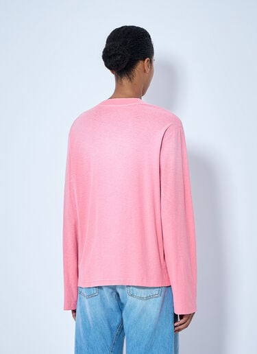 LN-CC® - Acne Studios: Sprayed 1996 Logo T-Shirt - Pink Acne Studios Sprayed 1996 Logo T-Shirt Pink acn0265080
