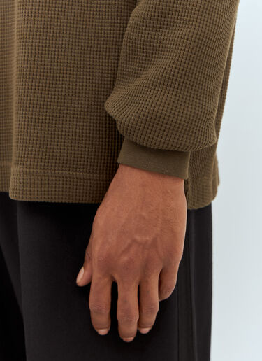 Burberry EKD ワッフルニットトップ  ブラウン bur0157017