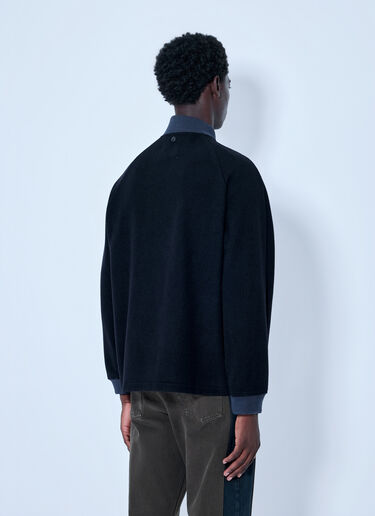 LN-CC® - Maison Margiela: Double Zippers Jacket - Black Maison Margiela Double Zippers Jacket Black mla0166001