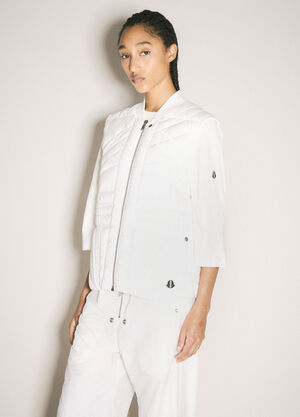 Moncler x Rick Owens Megapenta Flight Vest White mcs0358005