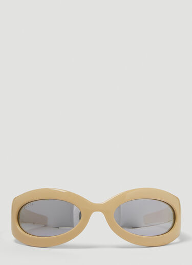 GG1247S Wrap Around Sunglasses Gucci GG1247S Wrap Around Sunglasses Beige guc0250261