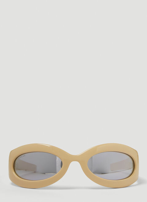 Comme des Garçons PARFUMS GG1247S Wrap Around Sunglasses Transparent cdp0350006
