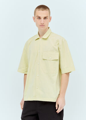MHL by Margaret Howell Short-Sleeve Flap-Pocket Shirt Brown mhl0158002