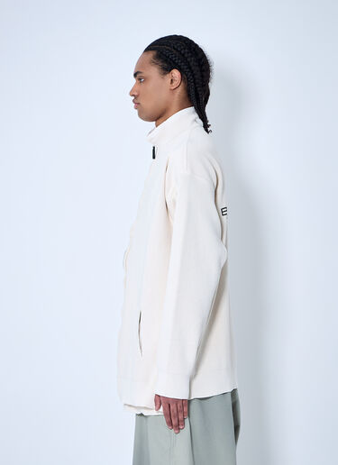 Balenciaga Interwined Zip-Up Sweater White bal0159005