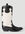 GANNI Embroidered Western Boots Black gan0252039