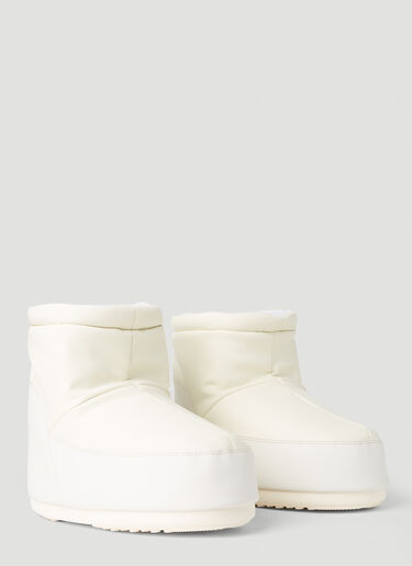 No Lace Rubber Boots Moon Boot No Lace Rubber Boots Cream mnb0351003