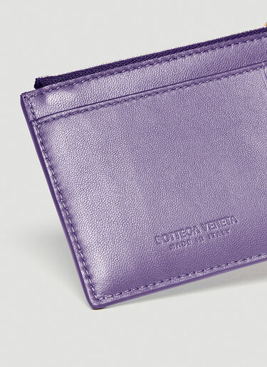 Bottega Veneta Zipped Card Holder Purple bov0245070