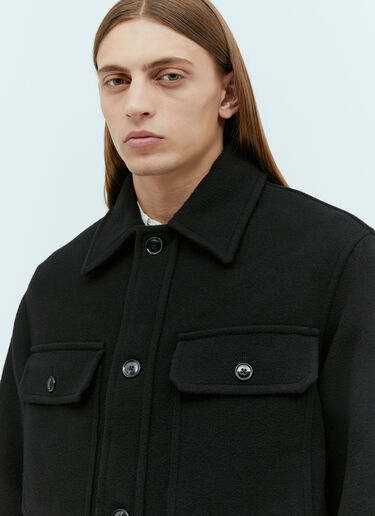 Lemaire Wool Hunting Jacket Black lem0154002