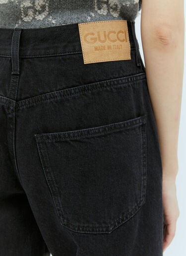 ホースビット クラシックジーンズ Gucci ホースビット クラシックジーンズ ブラック guc0254002
