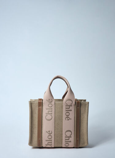 Chloé Small Woody Tote Bag Beige chl0259044