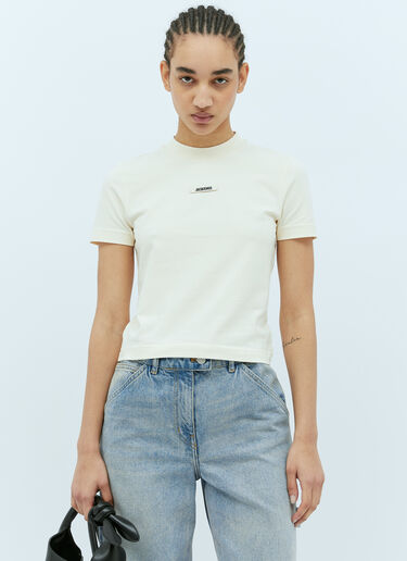 Jacquemus Le Gros Grain T 恤 米色 jac0256035