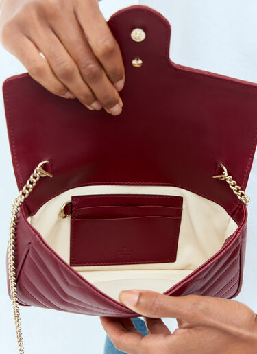 Gucci GG Marmont Mini Bag Burgundy guc0257104