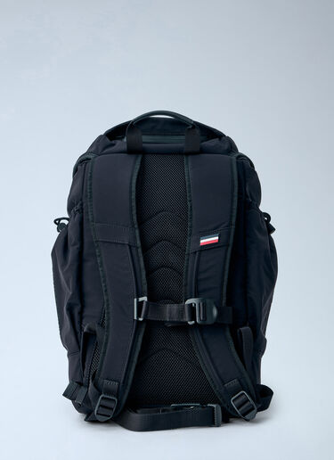 LN-CC® - Moncler Grenoble: Leather-Trim Backpack - Black Moncler Grenoble Leather-Trim Backpack Black mog0165016