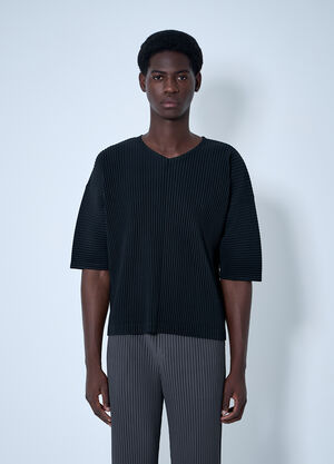 Homme Plissé Issey Miyake Pleated Top Black hmp0160016