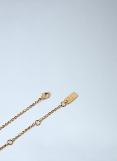 Chloé Floral Pendant Necklace Pink chl0264041