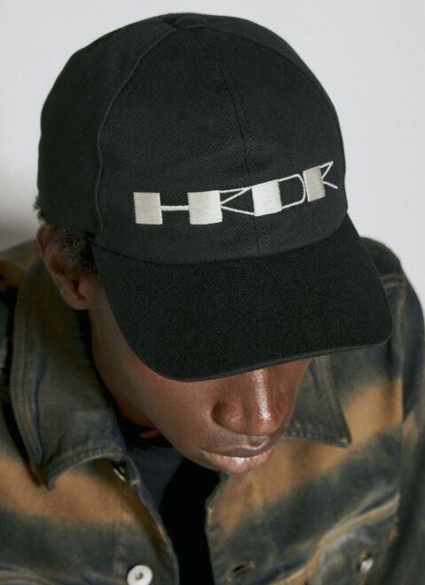 Rick Owens DRKSHDW Denim Baseball Cap Brown drk0154001