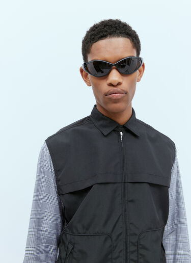 Junya Watanabe Ripstop Panel Shirt Black jwn0154006