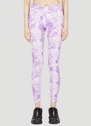 The North Face Interlock Tie-Dye Print Leggings Black tnf0252047