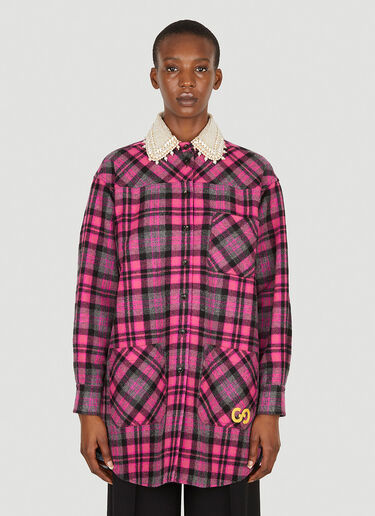 Gucci Tartan Shirt Pink guc0251030