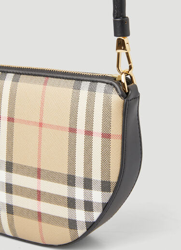 Burberry Olympia Vintage Check Small Shoulder Bag Beige bur0249106