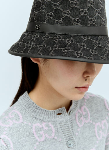 Gucci GG Denim Bucket Hat Black guc0255176