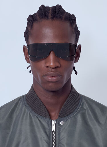 Rick Owens 塔形太阳镜 黑色 ric0166019