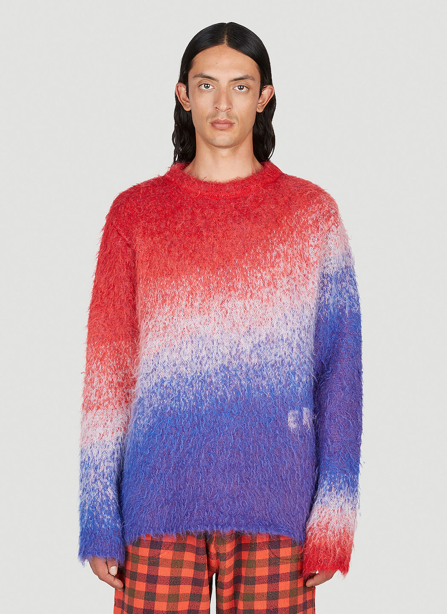 Shop Erl Degradé Gradient Sweater In Multicolour