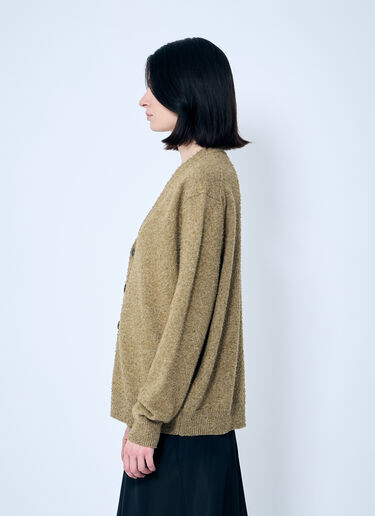 Maison Margiela Wool-Blend Cardigan Beige mla0259005
