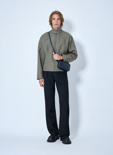 Bottega Veneta Compact Cotton Jacket Grey bov0164015