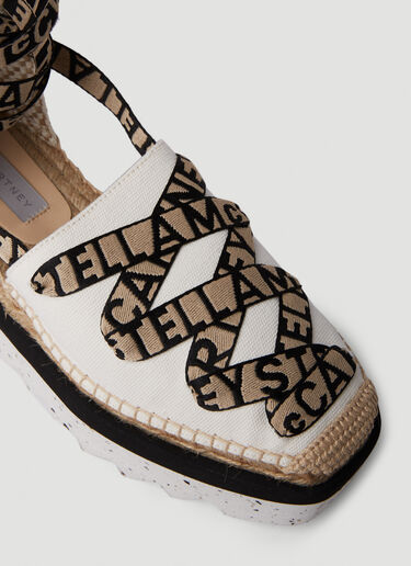 Stella McCartney Gaia Platform Espadrilles Beige stm0251021