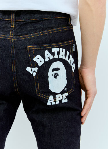 A BATHING APE® Type 05 College Classic Jeans Blue aba0156002