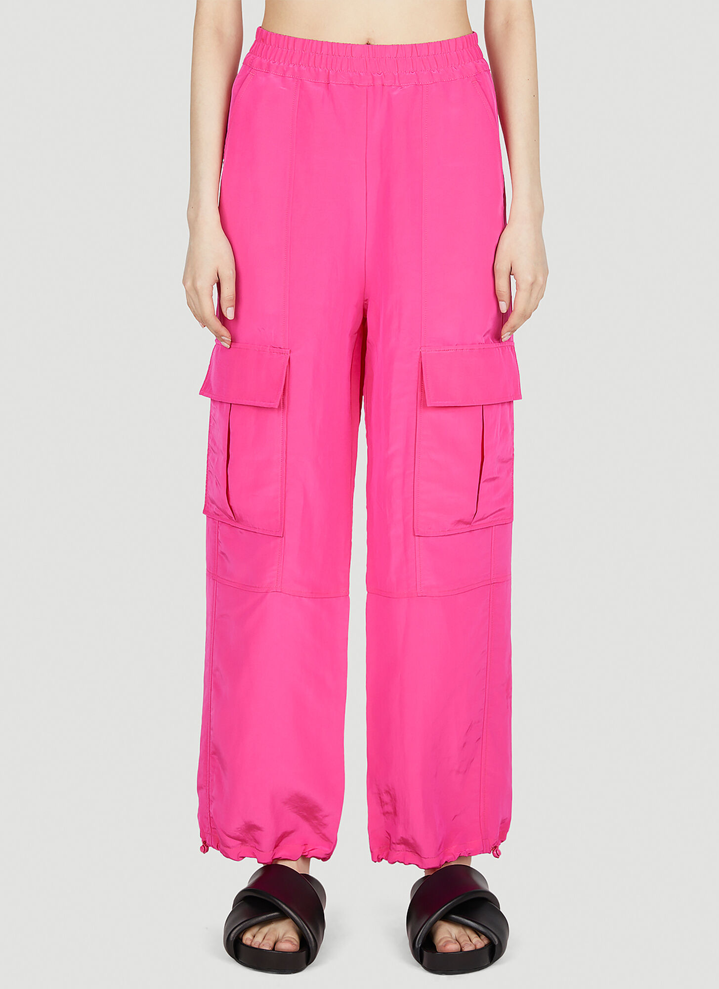 Shop Rodebjer Hayden Cargo Pants In Pink