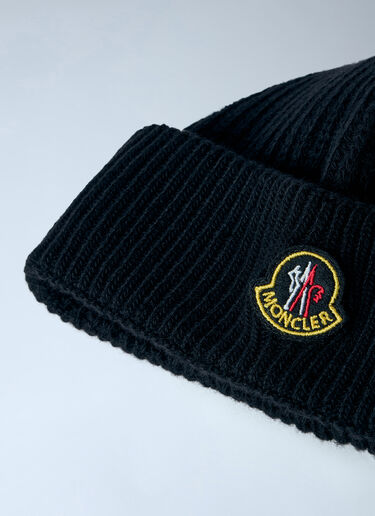 Moncler RE/ICONS Ribbed Knit Beanie Black mon0166069