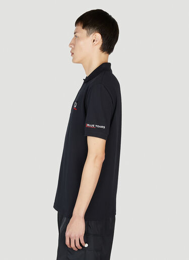 Raf Simons x Fred Perry Logo Motif Polo Top Black rsf0152006