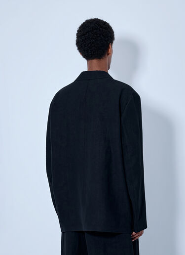 LN-CC® - Studio Nicholson: Denson Single Breasted Blazer - Black Studio Nicholson Denson Single Breasted Blazer Black stn0165013