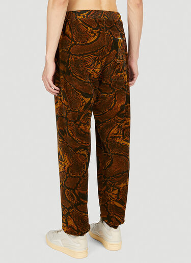 Aries x Juicy Couture Psysnake Unisex Track Pants Brown ajy0352002