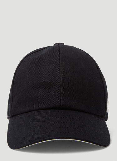 Courrèges 徽标贴饰棒球帽 黑色 cou0249001