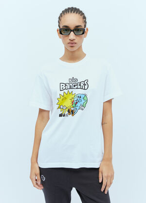 Carne Bollente ビッグバンガースTシャツ ホワイト cbn0354009